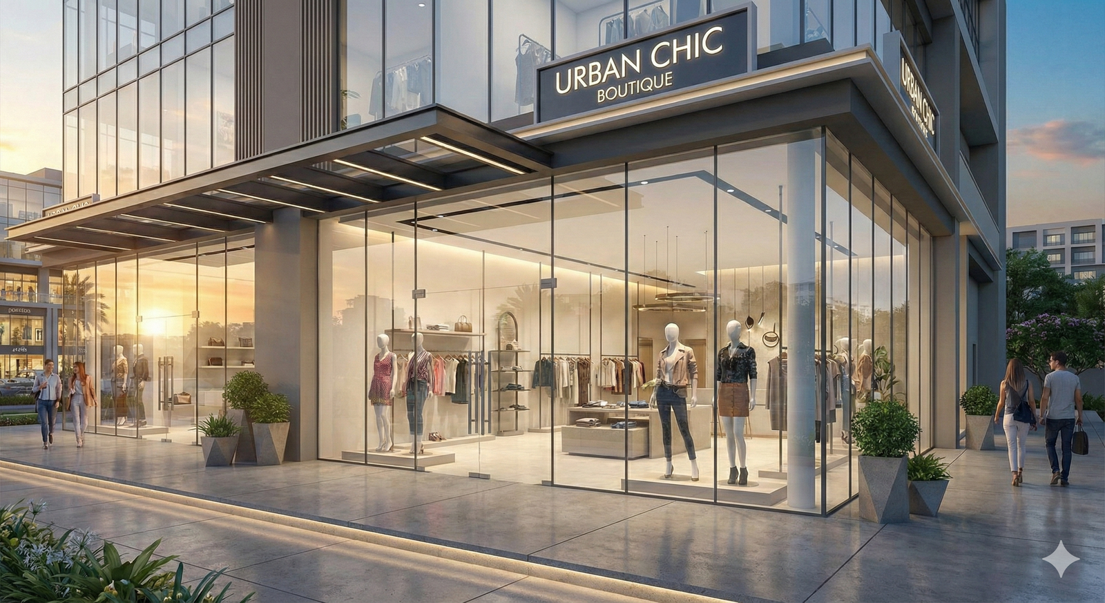 Modern Storefront Render